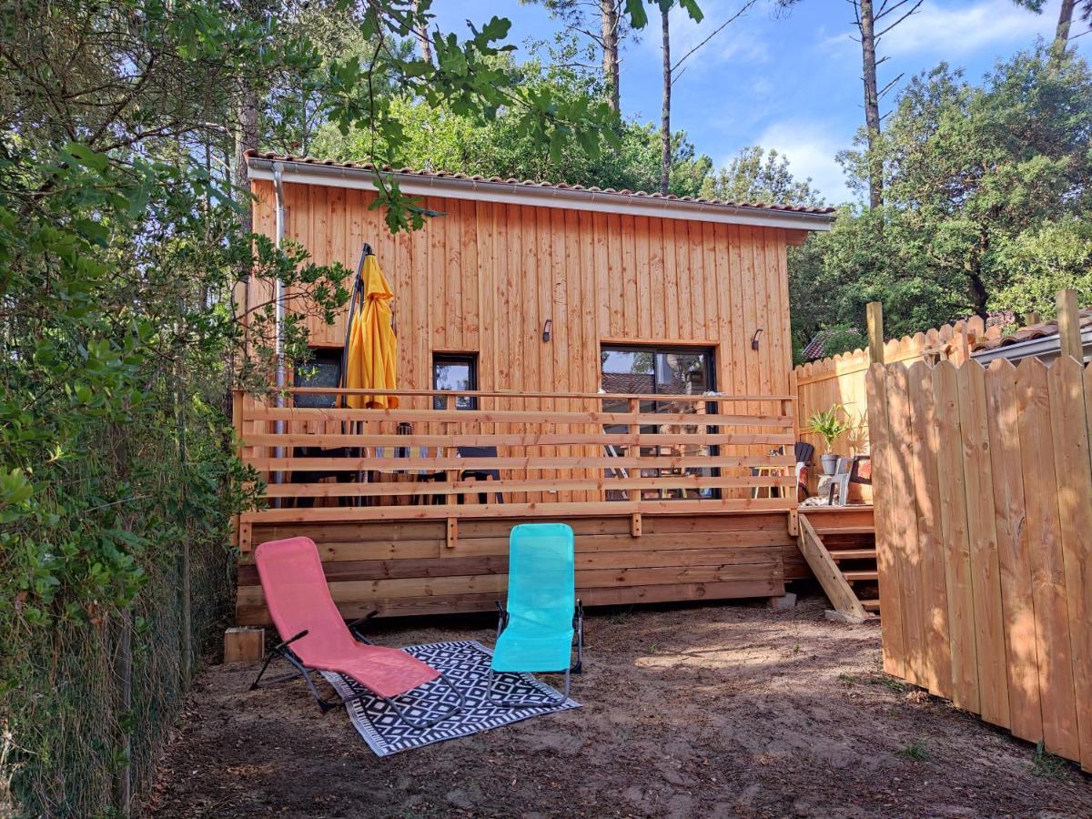 Lodge 2 Etoiles La Tete Dans Les Pins Les Pieds Dans L Eau Lacanau Eksteriør billede